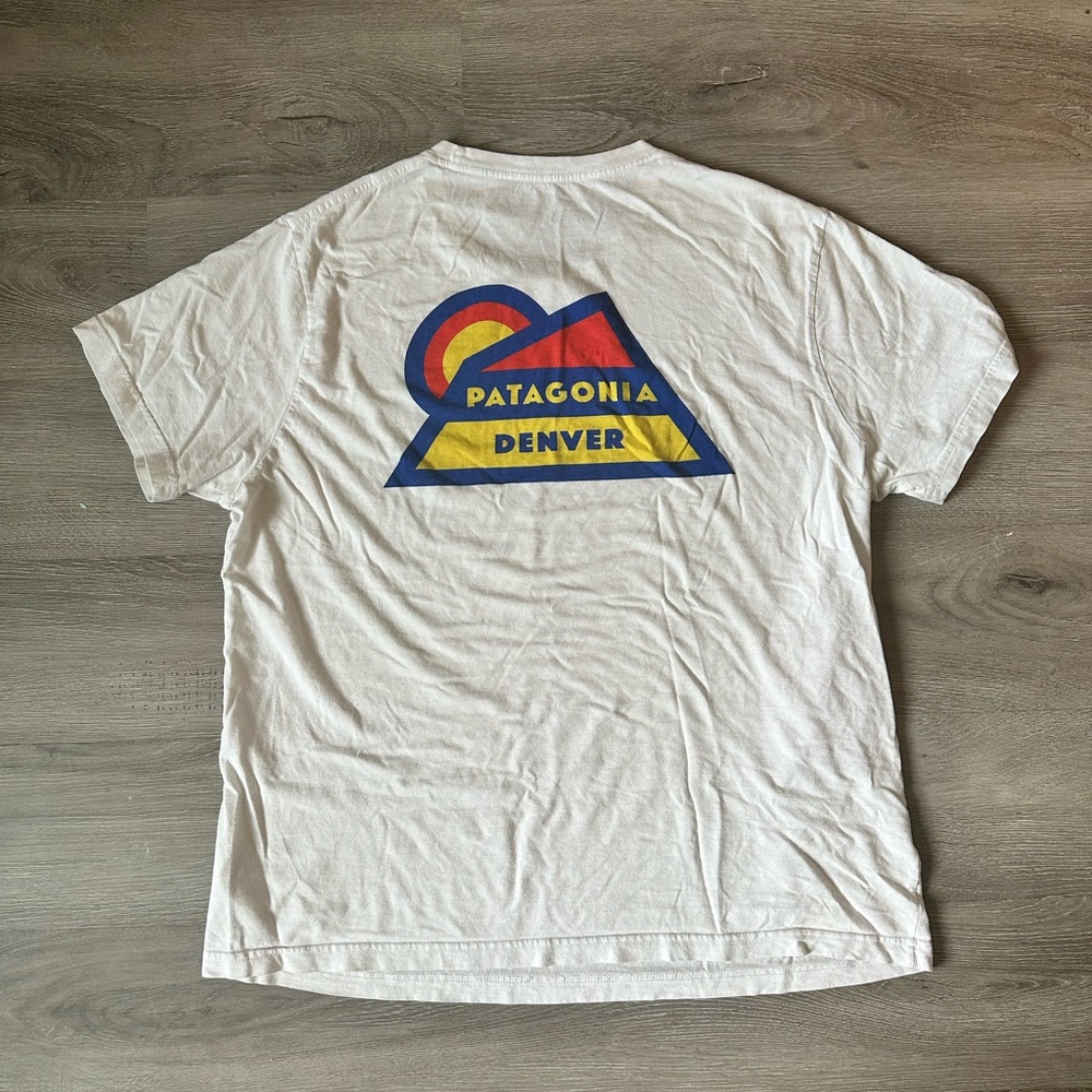 Patagonia Denver Exclusive White Tshirt